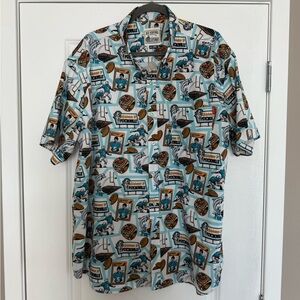 RSVLTS Ace Ventura Ray Finkle Button Down Shirt - Men’s XXL - Like New